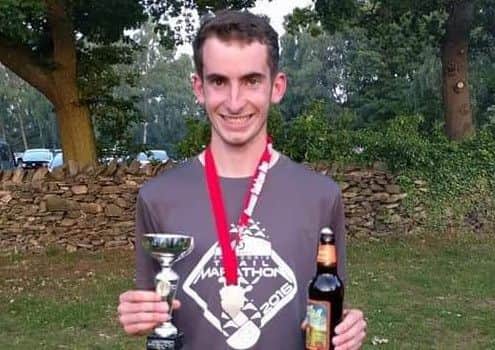 Luke Eggleston with his runners-up trophy at the Beacon Solstice EMN-170620-184032002