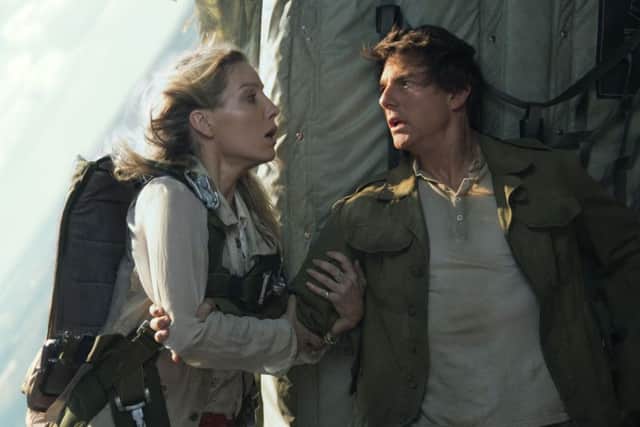 Annabella Wallis as Jenny Halsey and Tom Cruise as Nick Morton PHOTO: PA Photo/Universal Pictures
