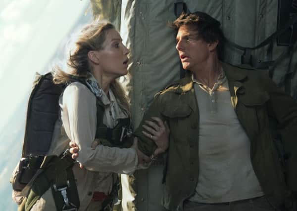 Annabella Wallis as Jenny Halsey and Tom Cruise as Nick Morton PHOTO: PA Photo/Universal Pictures