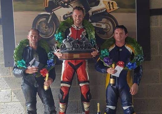 On the top step of the podium at the Lincolnshire circuit EMN-170622-082036002