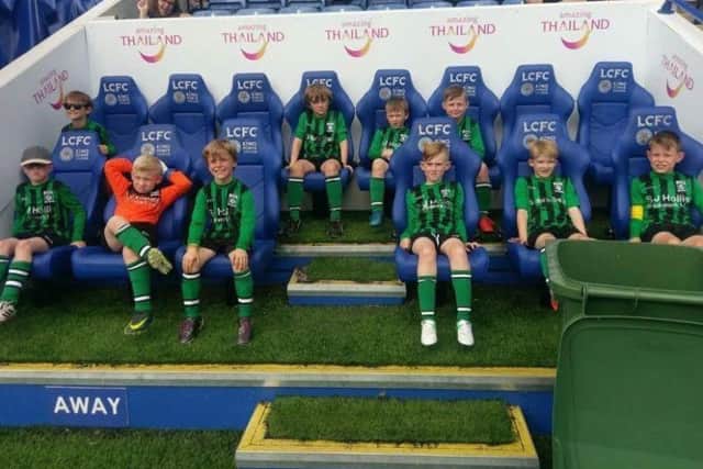 In the hotseat: Foxes sit in the King Power dugout EMN-170622-172111002