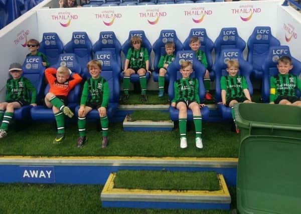 In the hotseat: Foxes sit in the King Power dugout EMN-170622-172111002