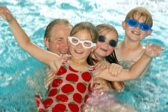 The Langford family enjoy their Splash session in the pool PHOTO: Tim Williams