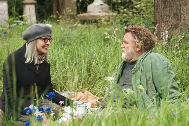 Diane Keaton as Emily Walters and Brendan Gleeson as Donald Horner PHOTO: PA Photo/Nick Wall/Entertainment One