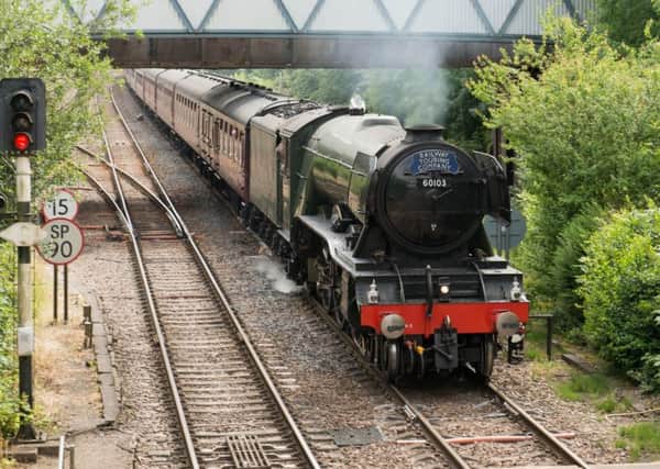 Michael Seddon took this picture of the Flying Scotsman approaching Melton Station EMN-170307-121604001