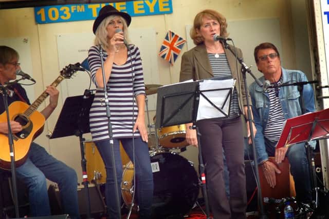 The Secret Stripes on stage PHOTO: Tim Williams