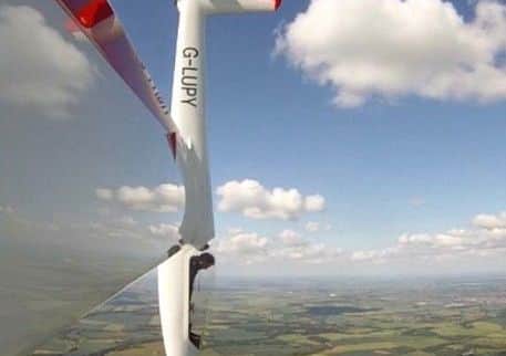 S-1 Swift (G-LUPY) Aerobatic Glider PHOTO: Buckminster Gliding Club
