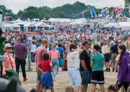 Crowds at the showground PHOTO: Rob Inglis