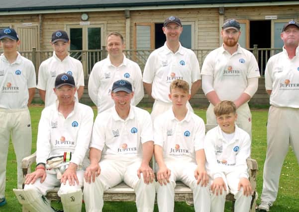 Belvoir Third XI, from left, back - Oscar Brady, Will Brady, Ian De'Ath, Simon Poole, Sam Bicknell, Tim Gibertson; front - Chris Bealby, Dave Penford, Ben Robinson, Joseph De'Ath EMN-170713-093223002