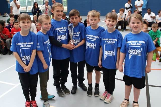 Ab Kettleby Primary School's sportsability team EMN-170713-101304002