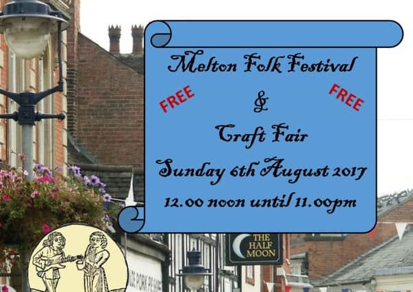 Melton Folk Festival and Craft Fair - August 6 PHOTO: Supplied