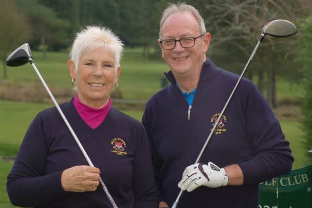 Melton Golf Club captain Ian Solloway with lady captain Bettyne Norton EMN-170726-133646002