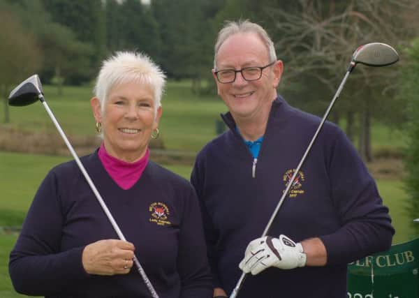 Melton Golf Club captain Ian Solloway with lady captain Bettyne Norton EMN-170726-133646002