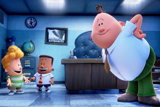 Harold Hutchins (voiced by Thomas Middleditch), George Beard (Kevin Hart) and Mr Benjamin Krupp (Ed Helms) PHOTO: PA Photo/Twentieth Century Fox Film Corporation