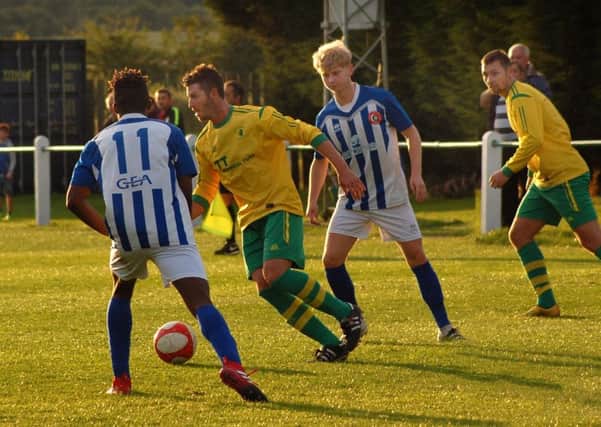 Action from Holwell's final pre-season friendly against Harrowby United EMN-170208-142540002