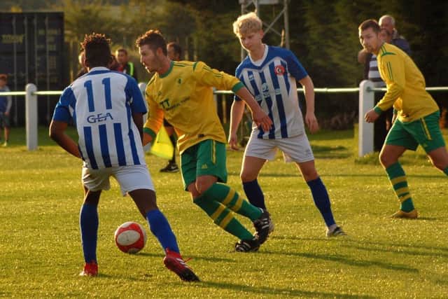 Action from Holwell's final pre-season friendly against Harrowby United EMN-170208-142540002