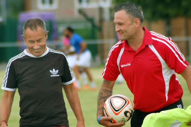 Co-managers Steve Hendey and Shane Jarram