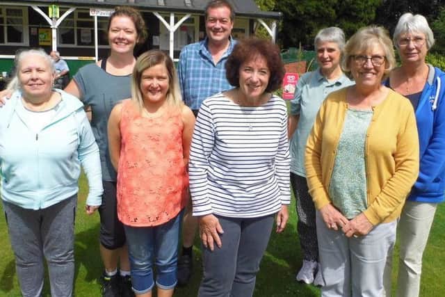 The potential founder members of the provisional Melton and District Croquet Club, from left, back  Donna-Louise Newton, Dominic Dobson, Diane Cherryman, Yvonne Kent; front - Jane Berg, Helen Waters, Sue Bailey, Dinah Hickling EMN-170727-130510002