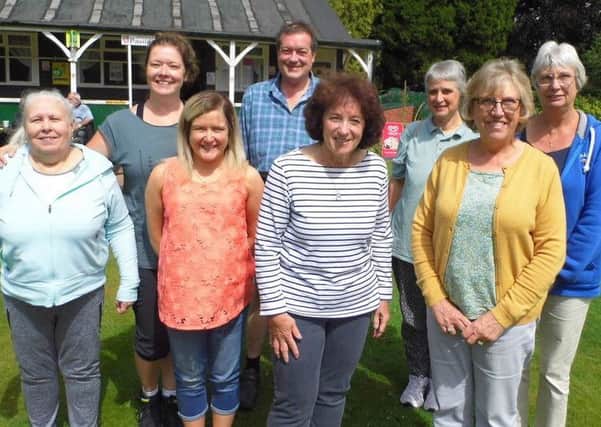 The potential founder members of the provisional Melton and District Croquet Club, from left, back  Donna-Louise Newton, Dominic Dobson, Diane Cherryman, Yvonne Kent; front - Jane Berg, Helen Waters, Sue Bailey, Dinah Hickling EMN-170727-130510002