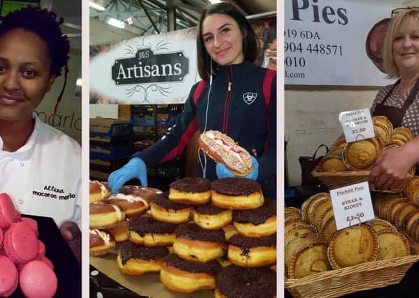 Lovely pastry treats from Allena, J&S Artizans and Pinfold Pies PHOTO: Tim Williams