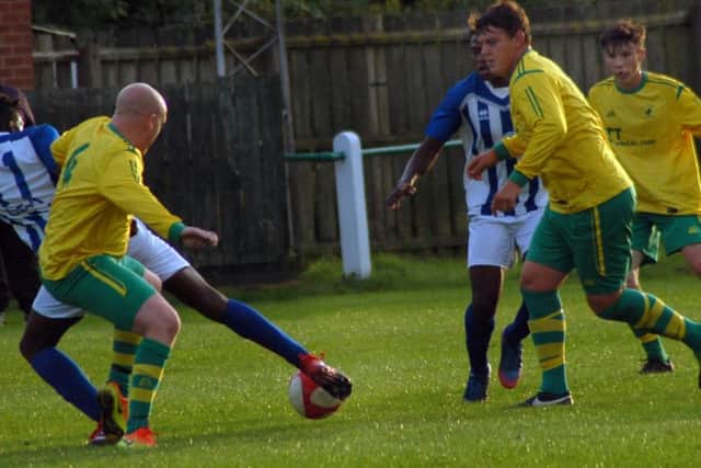 Action from Holwell Sports' final pre-season match at home to Harrowby United EMN-170208-142551002