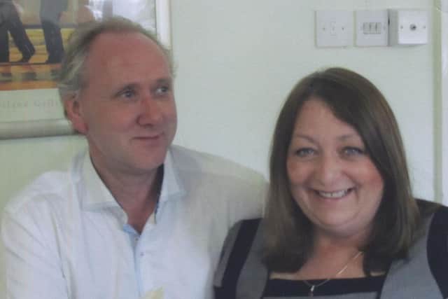 Mick Templeton, who has passed away after a short illness, with his partner of eight years, Dianne Login EMN-170208-144448001