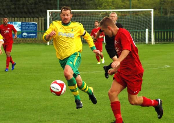 Holwell skipper and goalscorer Aaron Ridout chases back EMN-170708-091804002