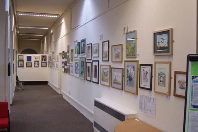 Gallery of paintings at Melton Library PHOTO: Supplied