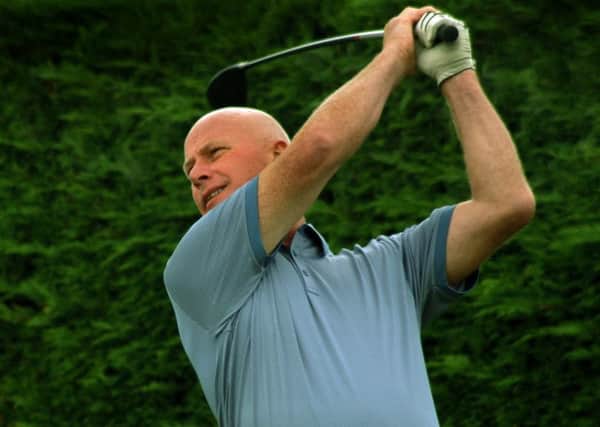 Melton golfer Steve Goddard tees off his round at the Stilton Open EMN-170908-104844002