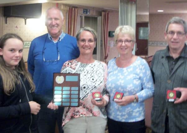 Last year's triumphant quiz team comprising of Ken and Ros Eggleston and Mike Geraldine Page PHOTO: Supplied