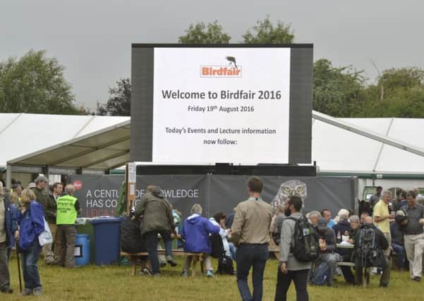 Busy crowds at the Birdfair PHOTO: Supplied