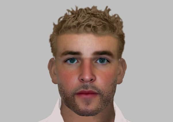 A computer-generated image of a man police are trying to trace in connection with a serious sexual assualt in Scalford Road, Melton EMN-171108-174913001