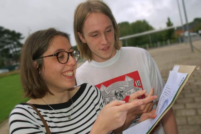 MV16 A-level students Ella Metcalfe and Joshua Physick EMN-170817-141030001