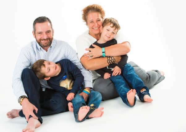 Melton couple Wayne and Kerry Clarkson with their sons, Evan (7) and four-year-old Logan EMN-170915-134942001