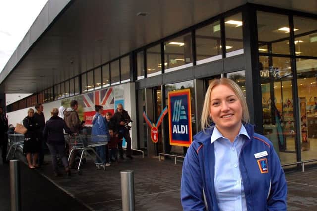 Store manager Ruth Hopewell at the new Melton Aldi store EMN-170915-105225001