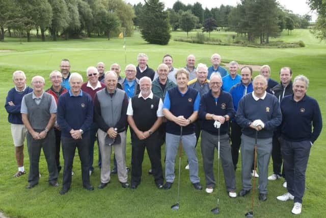 Ex-Tigers players with Melton Golf Club members EMN-170919-162227002