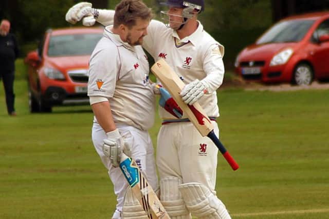Stuart Rose (left) plundered 12 sixes off the Houghton bowling EMN-170919-180823002