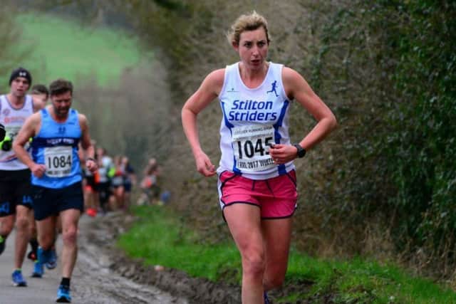 Natalie Teece was 11th overall and first lady home at Rutland Half EMN-170920-093805002