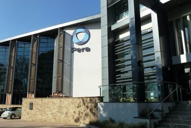 The Conference Hall and entrance at Pera Business Park.