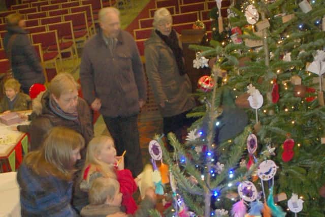 Thousands of Christmas trees are expected to be on display inside St Mary's Church PHOTO: Tim Williams