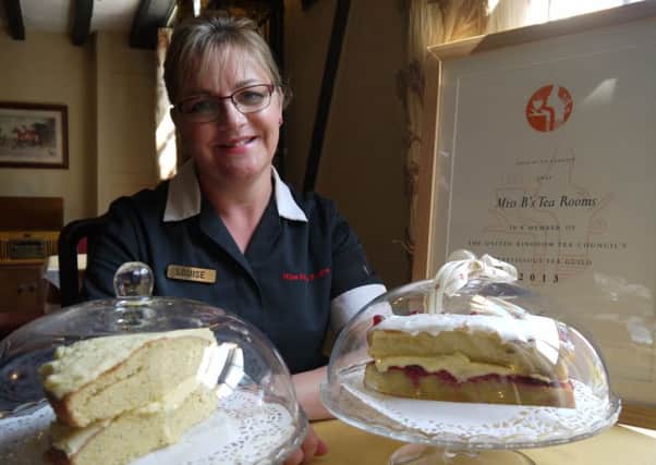 Louise Bushell, owner of Miss B's Tea Rooms EMN-170927-153440001