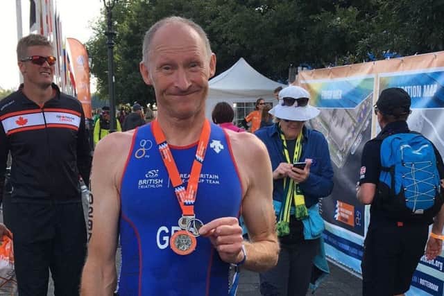 Rob Hipkin was second Briton home in his age group at the Triathlon Age Group World Championships EMN-170921-152125002