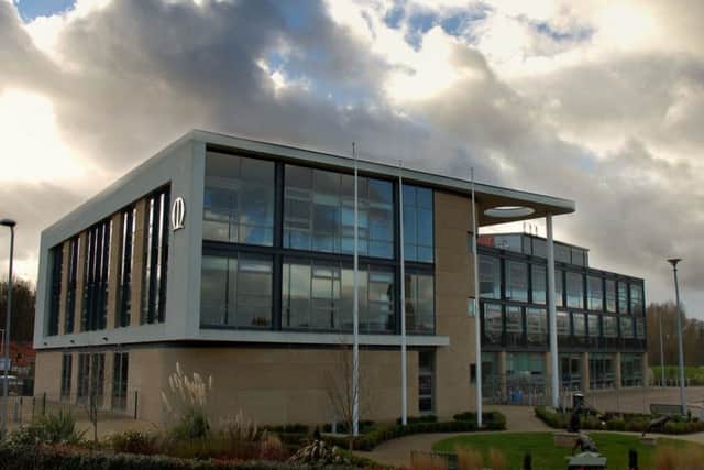 Melton Borough Council offices in Parkside, off Burton Street EMN-170410-121406001