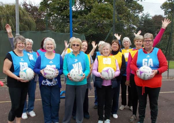 Walking netball sessions are run weekly at the Wilton Park courts EMN-171010-144306002