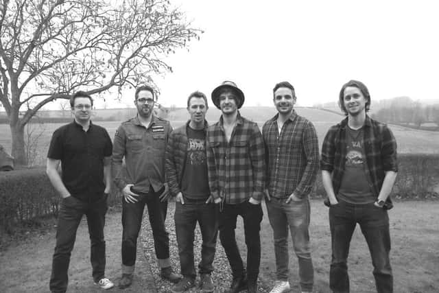 Marvel in 2017 (from left to right): Mike Underwood (bass/guitar), Matt Cullingworth (guitar/vocals), Jim Warner (lead guitar/vocals), David Jackson (guitar/vocals), Ben Rainforth (drums) and Lloyd Young (bass/guitar) PHOTO: Supplied