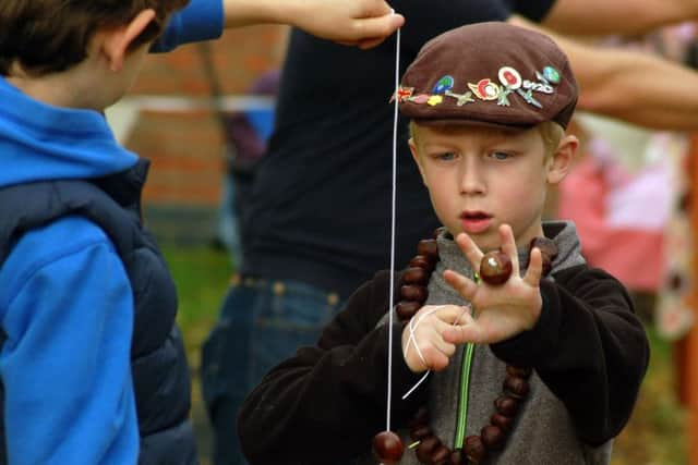 Liam Balding showing similar style to his grandad Prince Conker Robin Bailey PHOTO: Tim Williams