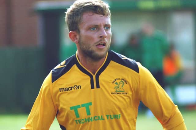 Kieran Foster made it three goals in two games for Melton since his move from Holwell earlier this month EMN-171025-084524002