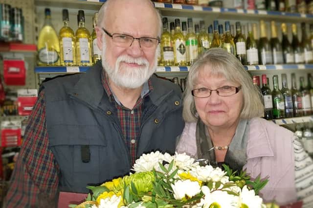 Alf and Pat Clark, who have retired from running Stathern Stores after more than 20 years EMN-171027-173905001