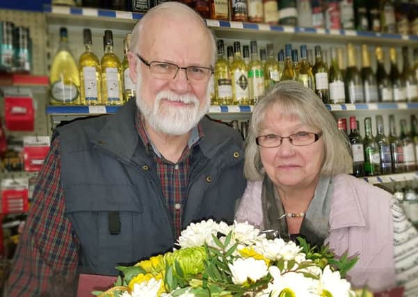 Alf and Pat Clark, who have retired from running Stathern Stores after more than 20 years EMN-171027-173905001