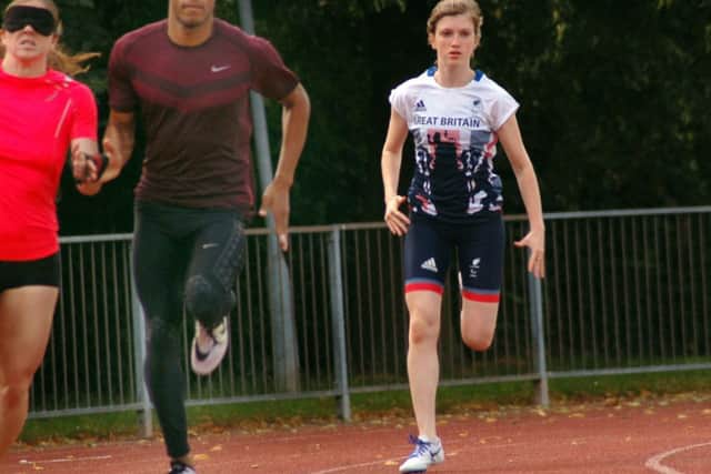 Hahn, training with fellow Paralympic champion Libby Clegg, has been tested four times internationally which confirmed her T38 status EMN-170111-113114002